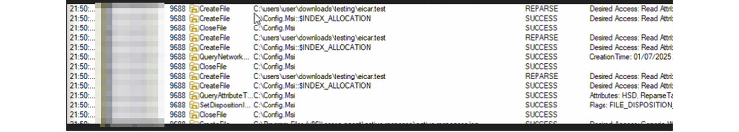 Borrado de la carpeta con privilegios de System
